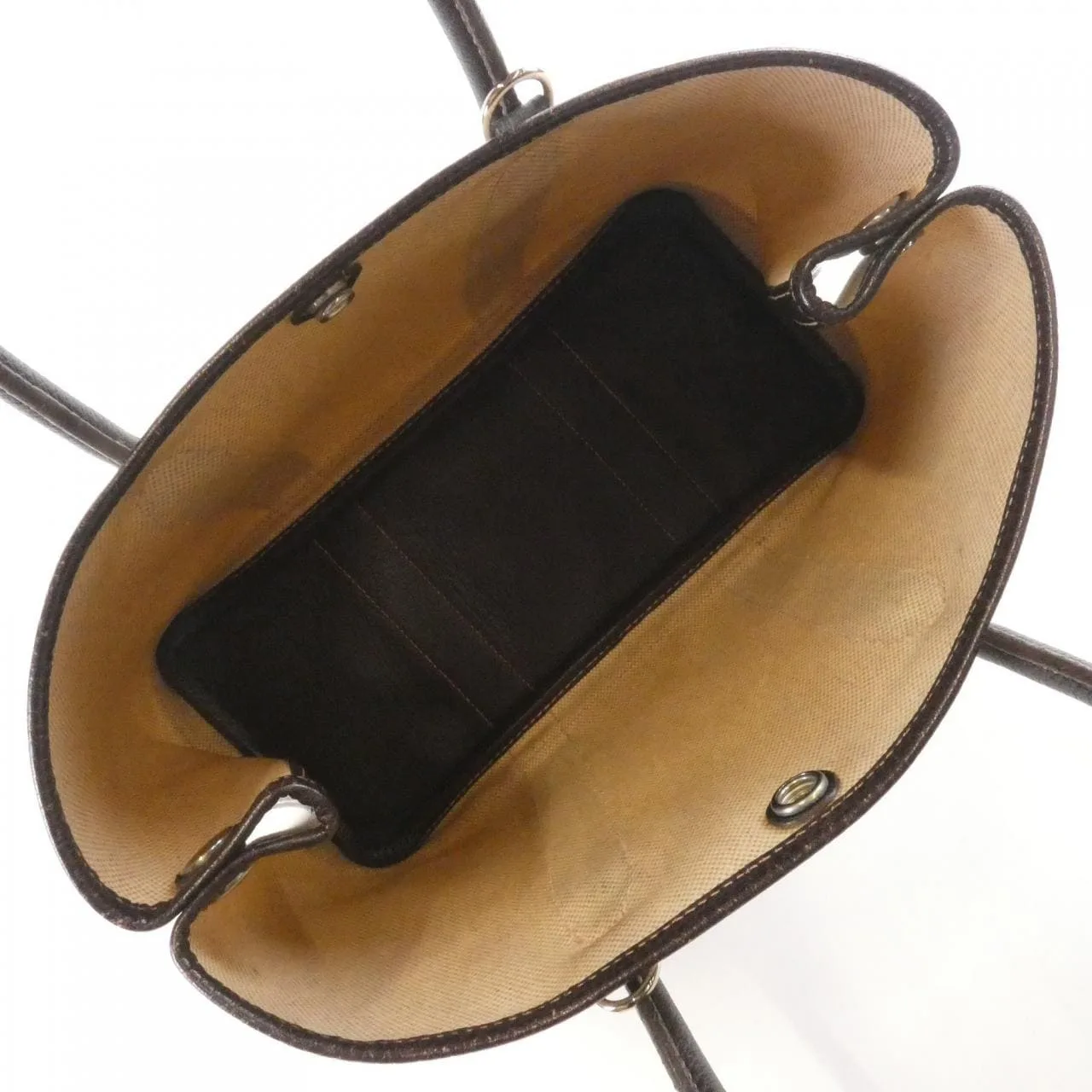 HERMES Garden Party 041458CK Tote Brown Rank B - Thumbnail 8