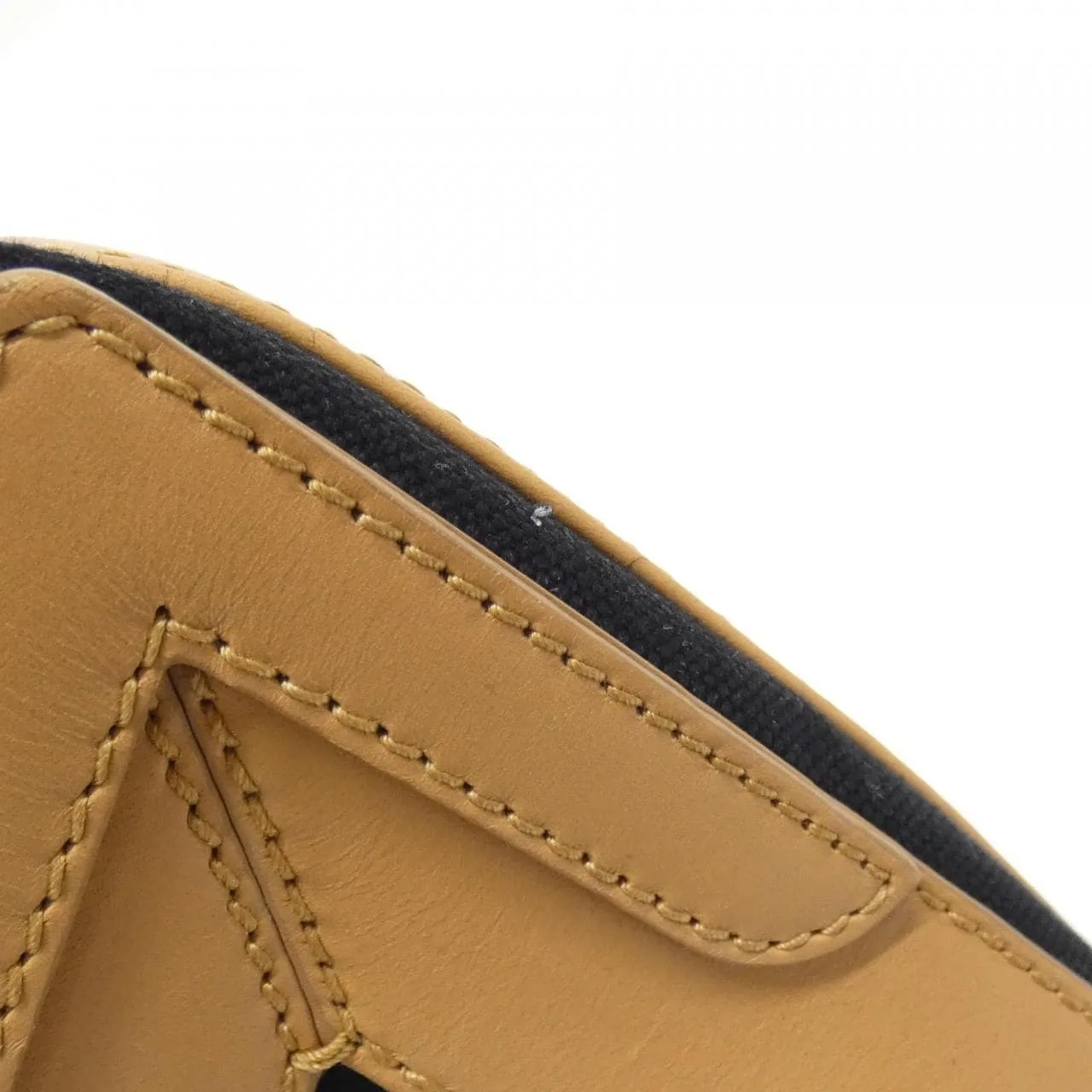 BALENCIAGA 339936 KVS1N Handbag Canvas 黑色 帆布 中古品A - 縮圖 4