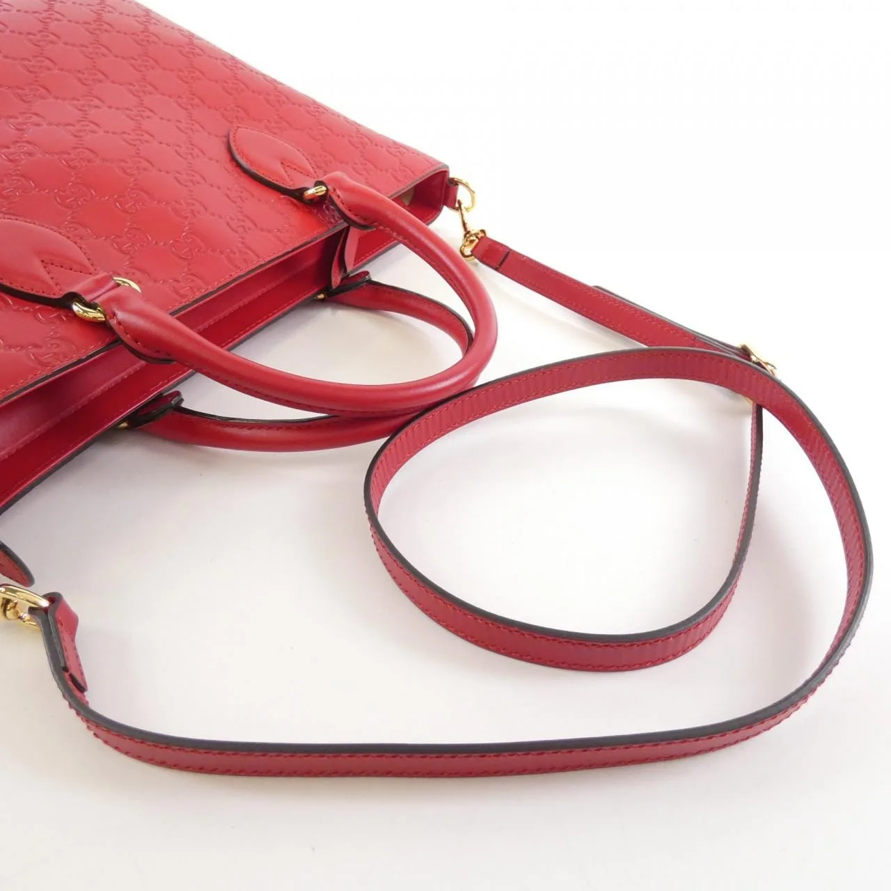 GUCCI 432124 CWC1G Handbag Leather Black Leather Rank A - Thumbnail 3