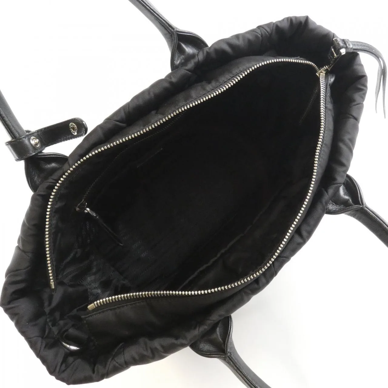 PRADA 1BG168 Handbag Black Rank A - Thumbnail 6
