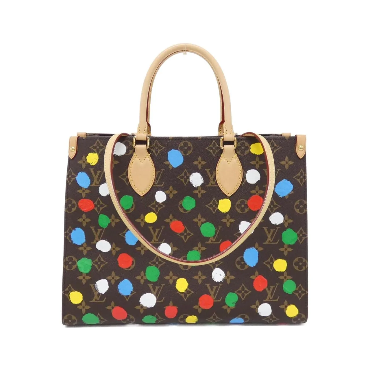 LOUIS VUITTON OnTheGo M46379 Handbag Monogram Black