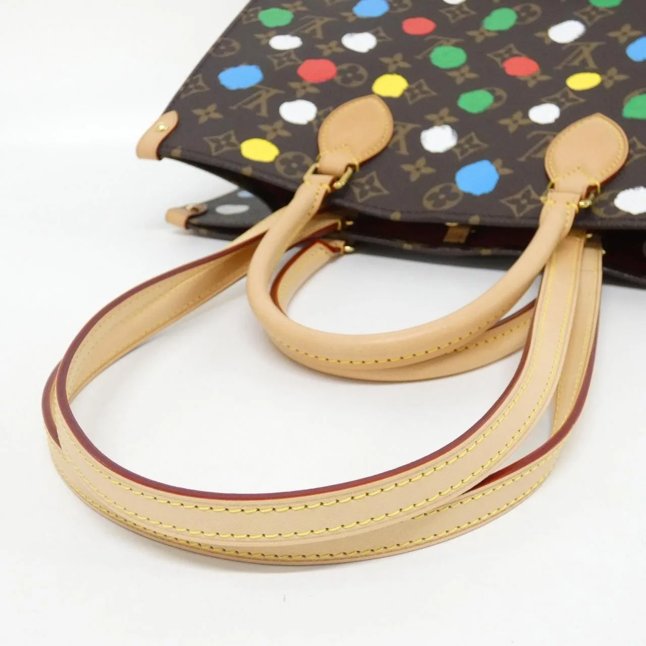 LOUIS VUITTON OnTheGo M46379 Handbag Monogram Black Monogram - Thumbnail 4