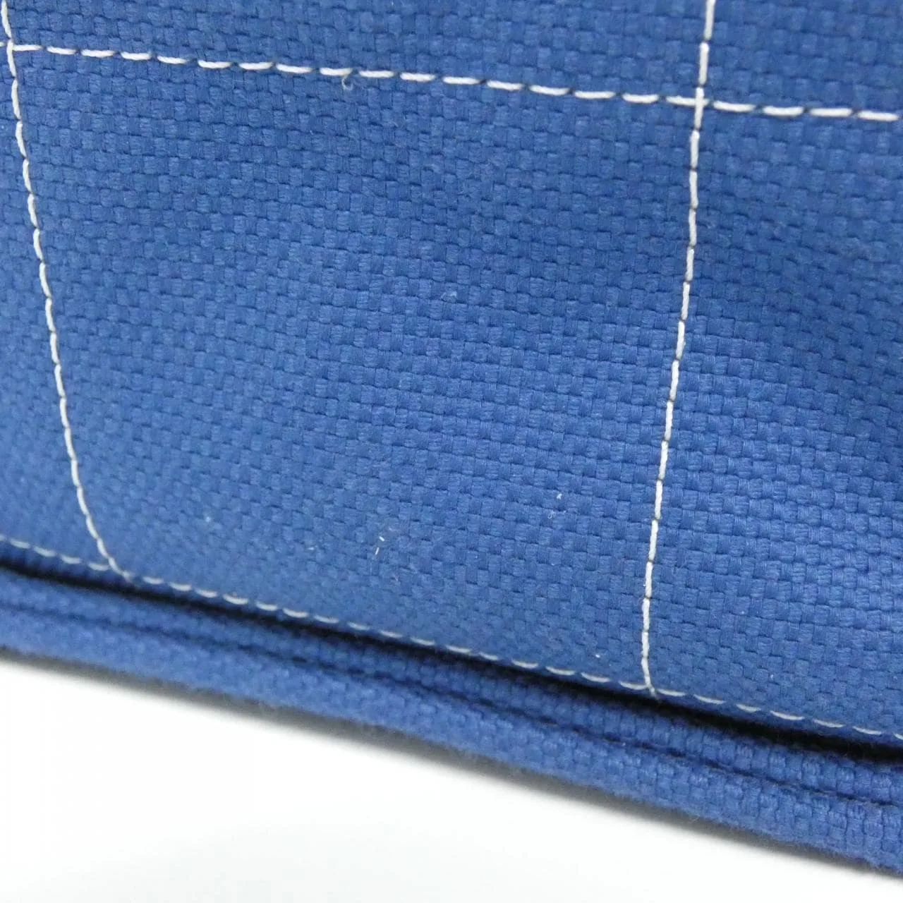 CHANEL Deauville 66941 Handbag Cotton White Cotton Rank A - Thumbnail 7