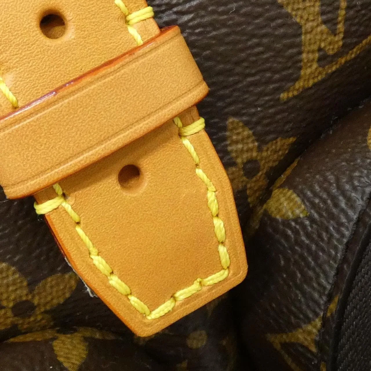 LOUIS VUITTON Montsouris M14015 Backpack Monogram 黑色 Monogram 中古品A - 縮圖 5