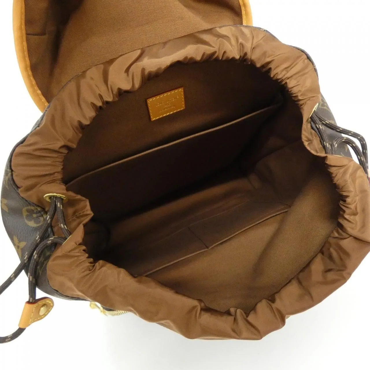 LOUIS VUITTON Montsouris M14015 Backpack Monogram 黑色 Monogram 中古品A - 縮圖 7