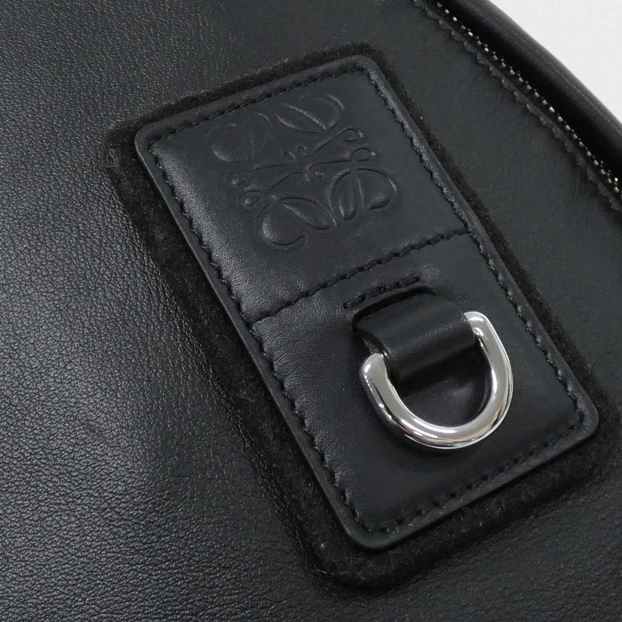 LOEWE B926R17X02 Backpack Canvas 黑色 帆布 中古品A - 縮圖 4