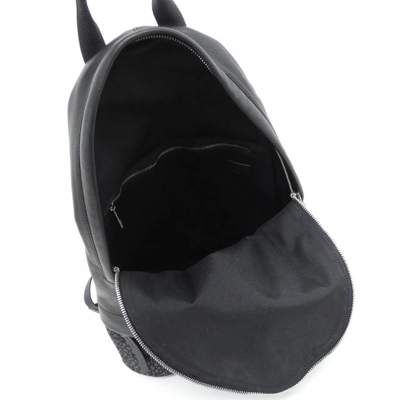 LOEWE B926R17X02 Backpack Canvas 黑色 帆布 中古品A - 縮圖 8