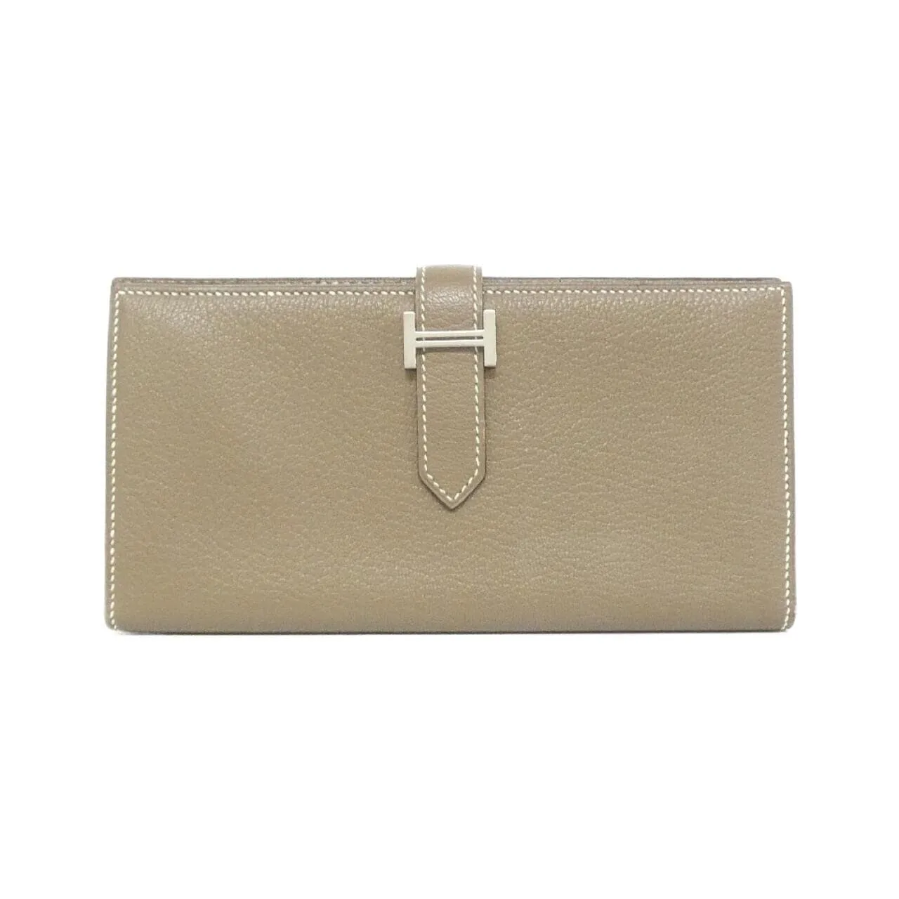 HERMES 039078CK Wallet Leather