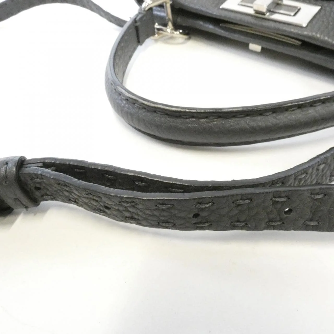 FENDI Peekaboo 8BN226 Q0J Handbag 黑色 中古品B - 縮圖 5