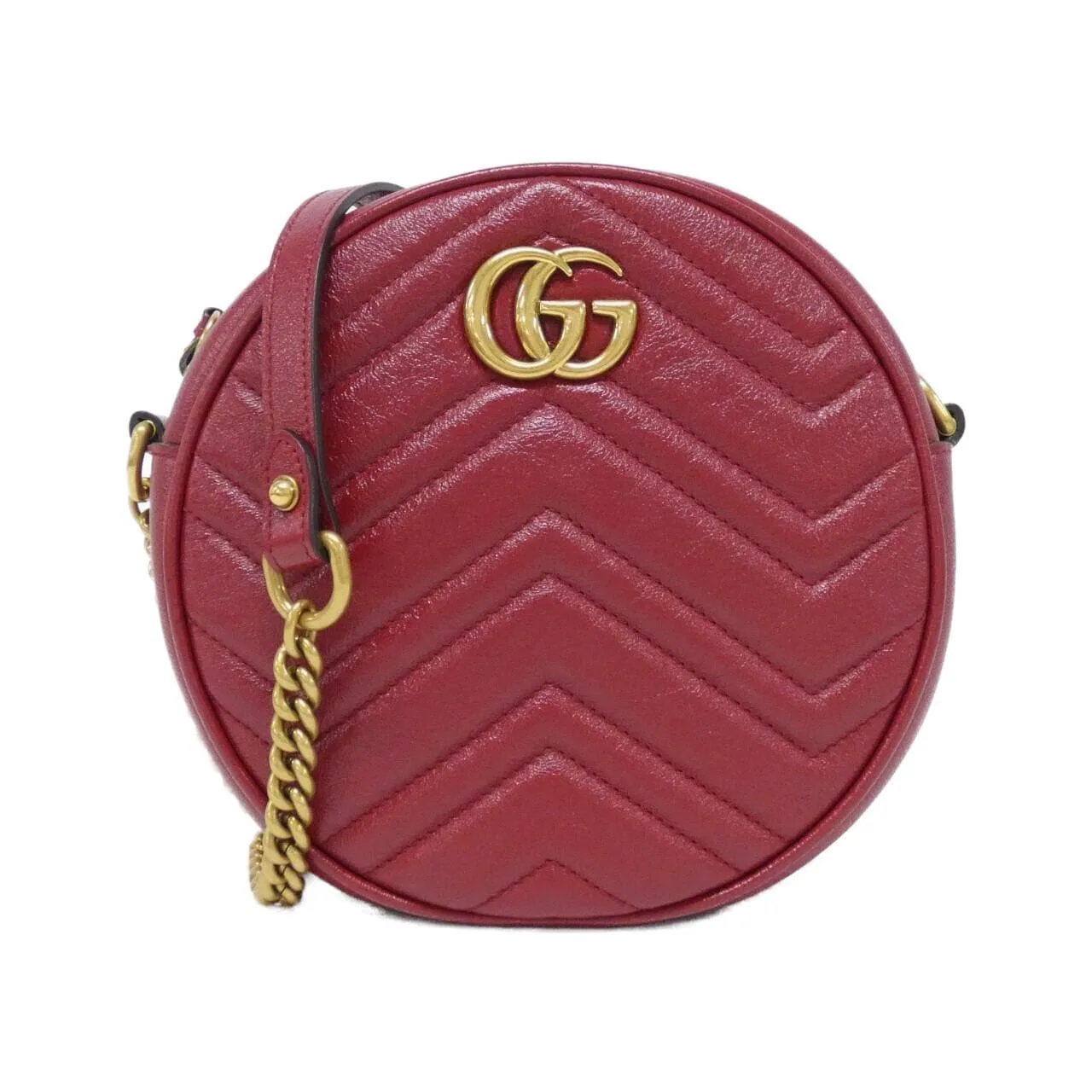 GUCCI 550154 0OLET Shoulder Leather Black