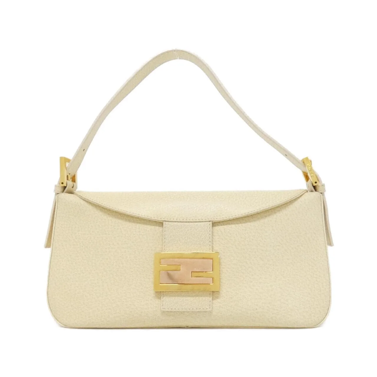 FENDI 26725 Shoulder Leather Black