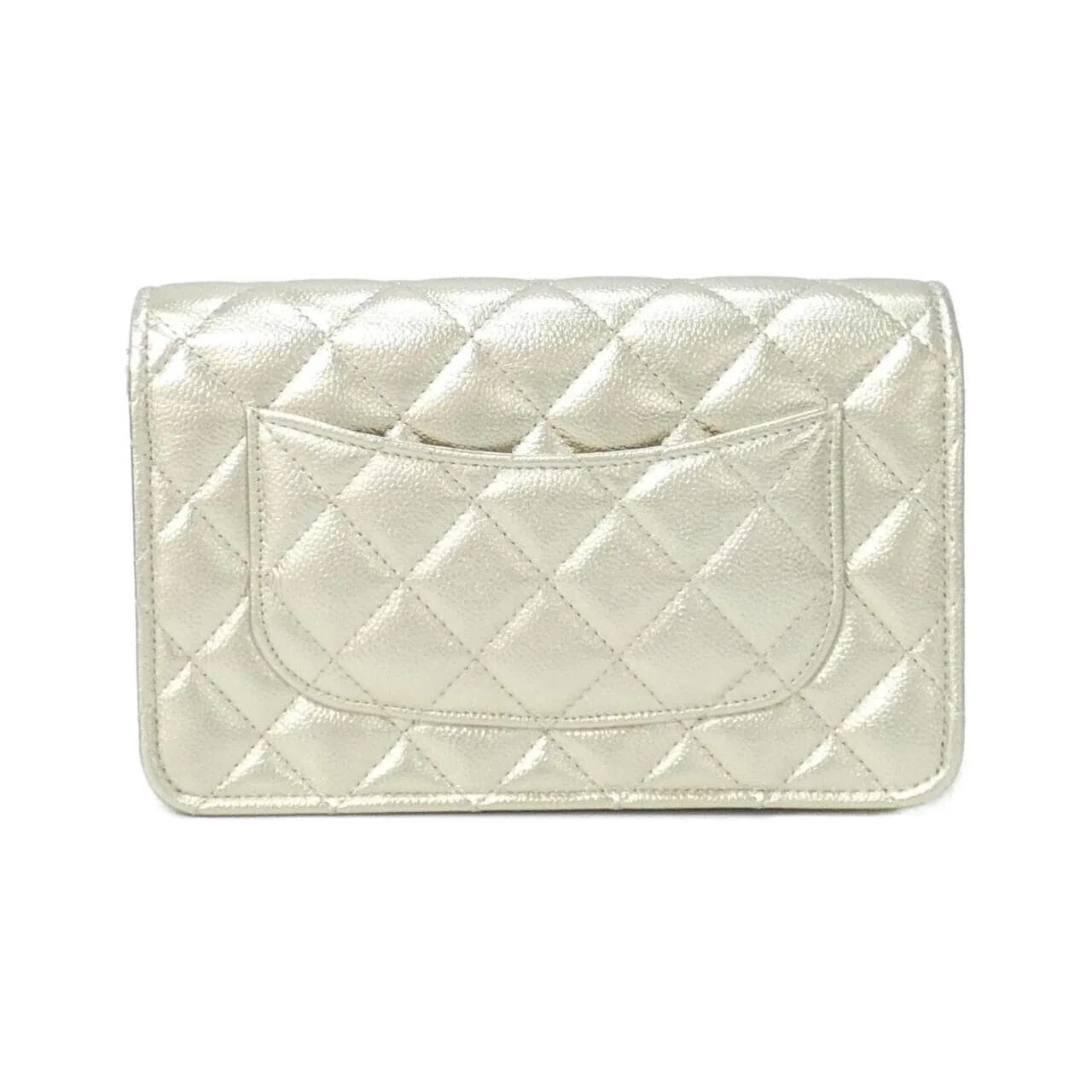 CHANEL Chanel 19 AP3938 Wallet Caviar Leather Gold Caviar Leather Rank A - Thumbnail 2