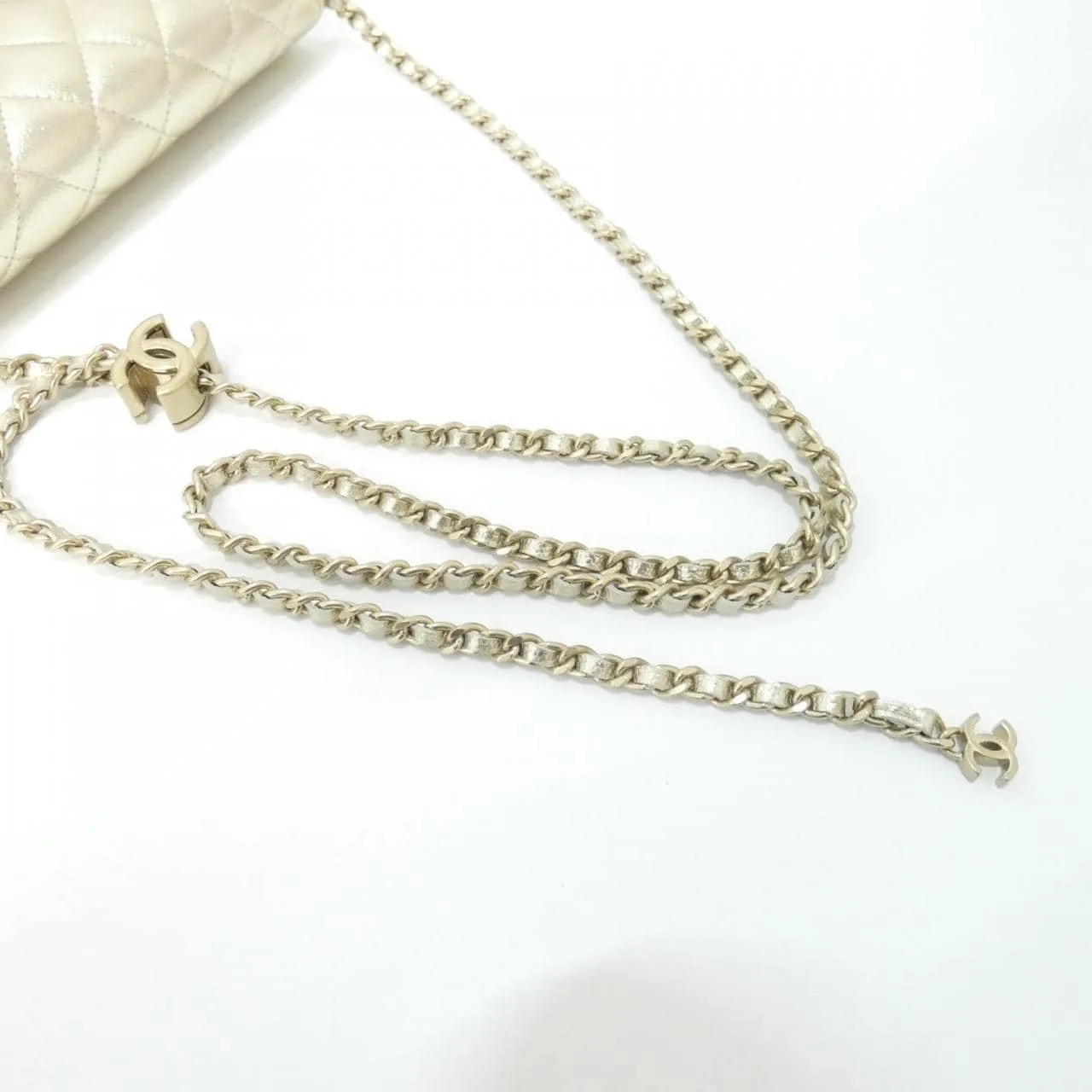 CHANEL Chanel 19 AP3938 Wallet Caviar Leather Gold Caviar Leather Rank A - Thumbnail 5