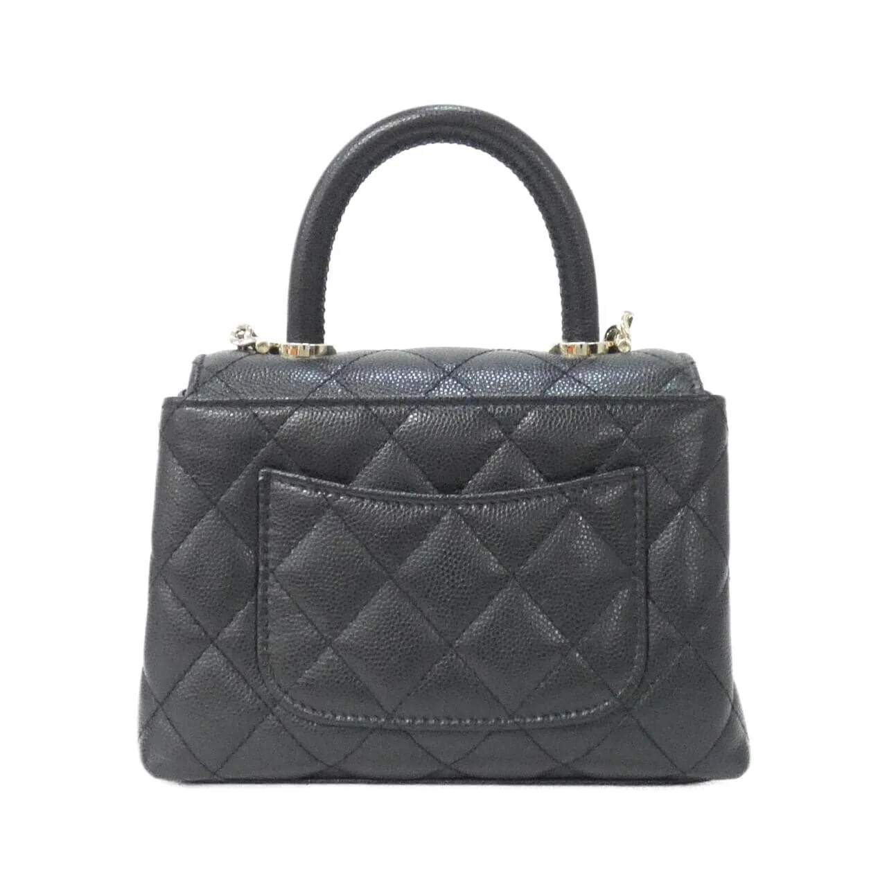 CHANEL AP4244 Wallet Grained Calfskin Black Grained Calfskin Rank A - Thumbnail 2