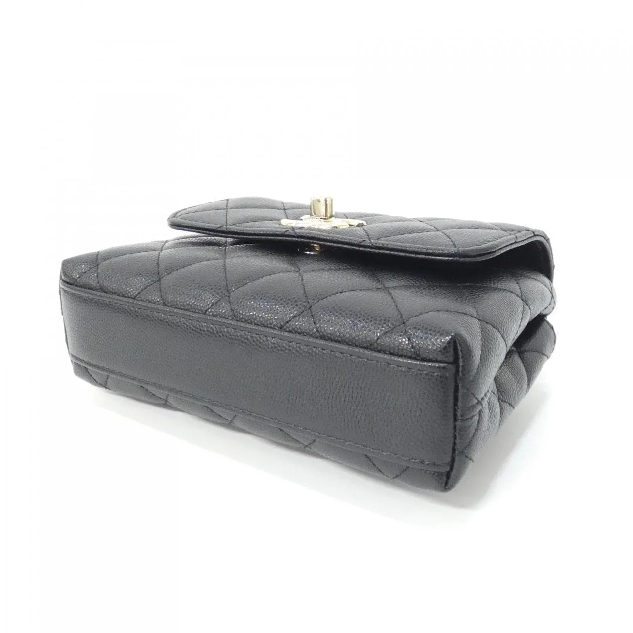 CHANEL AP4244 Wallet Grained Calfskin Black Grained Calfskin Rank A - Thumbnail 3