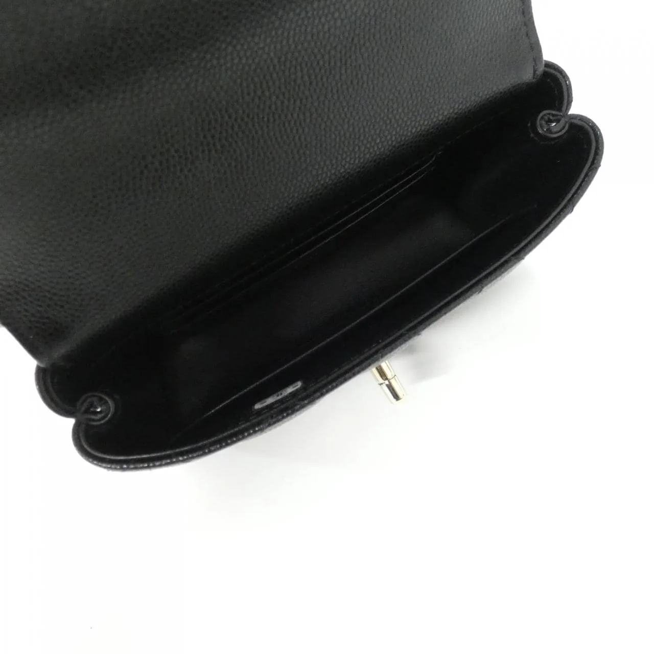 CHANEL AP4244 Wallet Grained Calfskin Black Grained Calfskin Rank A - Thumbnail 8