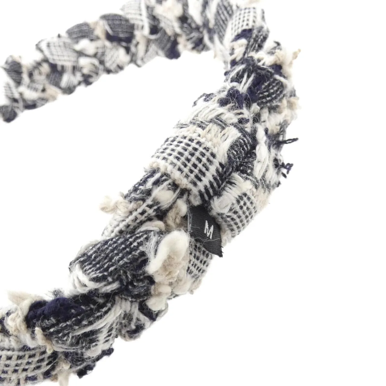 CHANEL Accessories Tweed 白色 粗花呢 中古品A - 縮圖 2