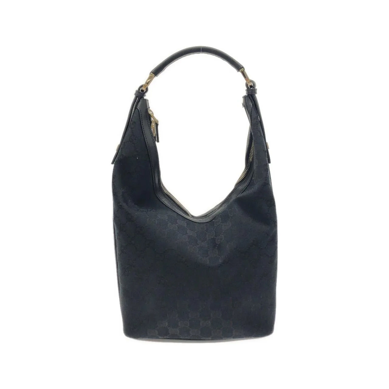 GUCCI 001 4288 Shoulder Canvas Black