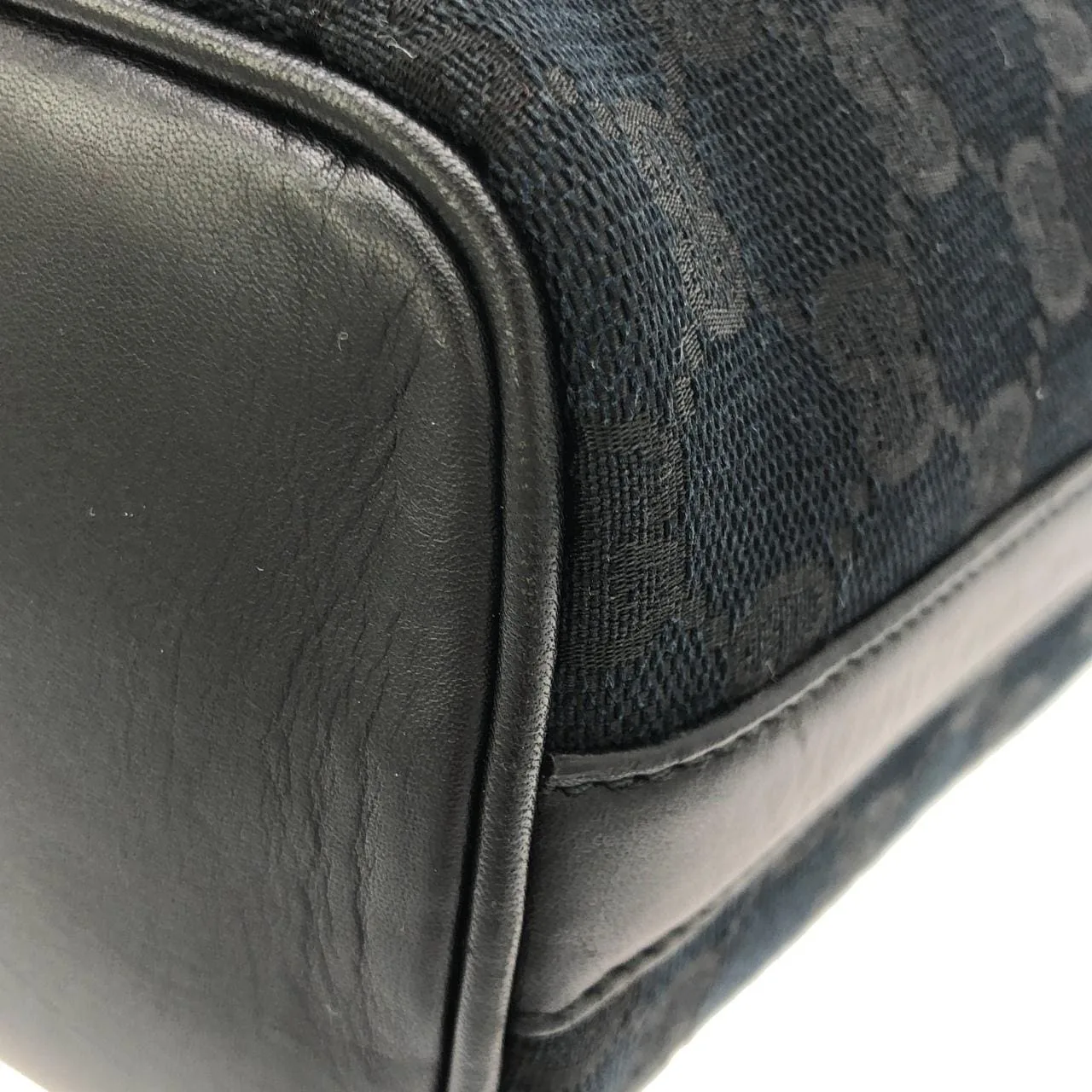 GUCCI 001 4288 Shoulder Canvas Black Canvas Rank A - Thumbnail 2