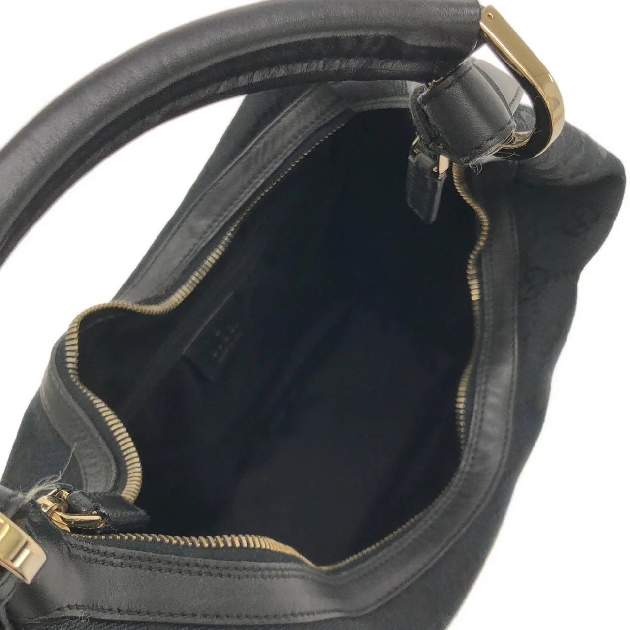 GUCCI 001 4288 Shoulder Canvas Black Canvas Rank A - Thumbnail 7