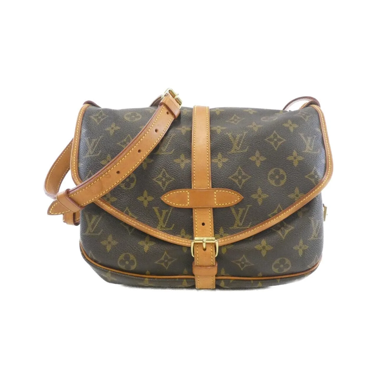 LOUIS VUITTON Saumur M42256 Shoulder Monogram