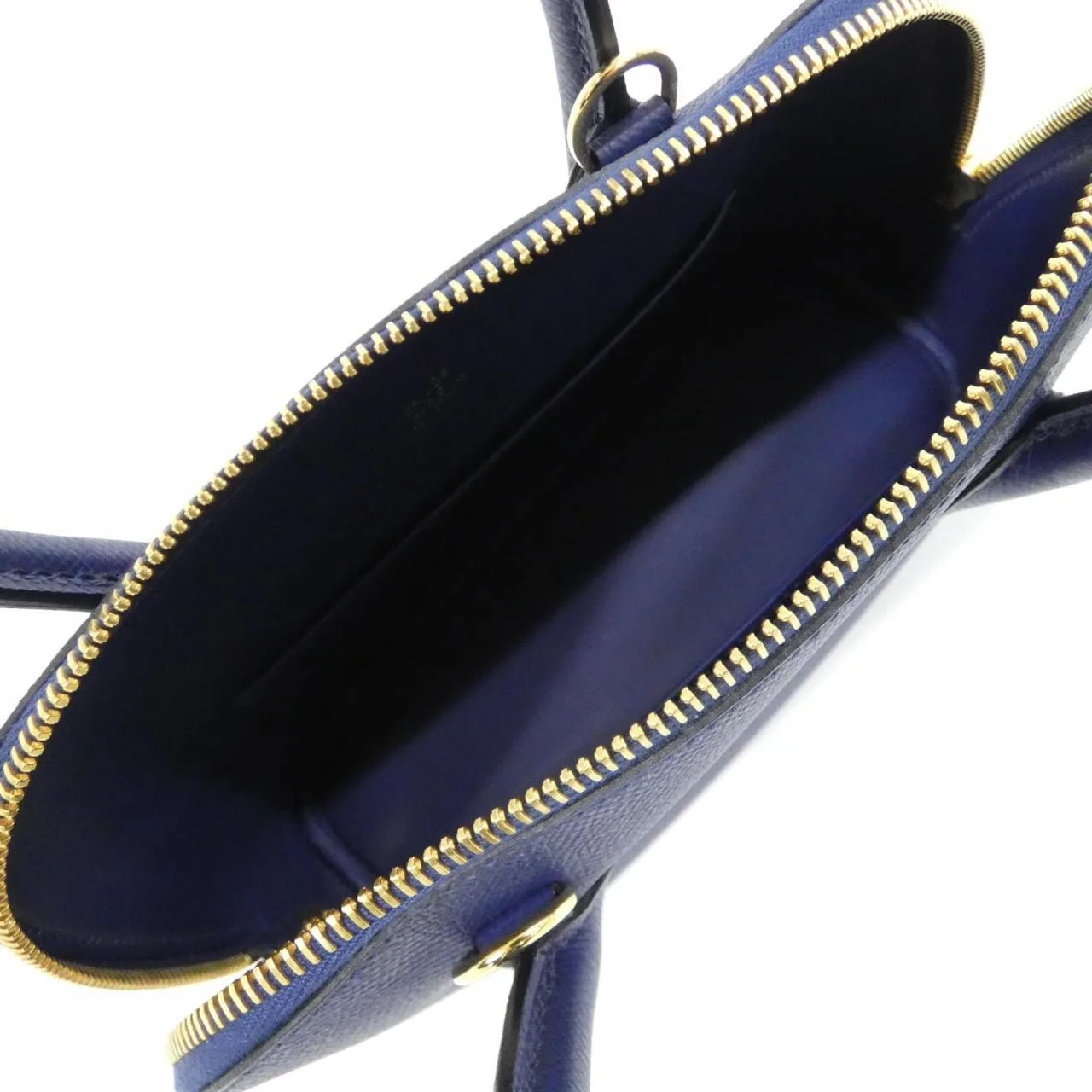 HERMES Bolide 082798CC Handbag Epsom 藍色 Epsom 皮 中古品A - 縮圖 7