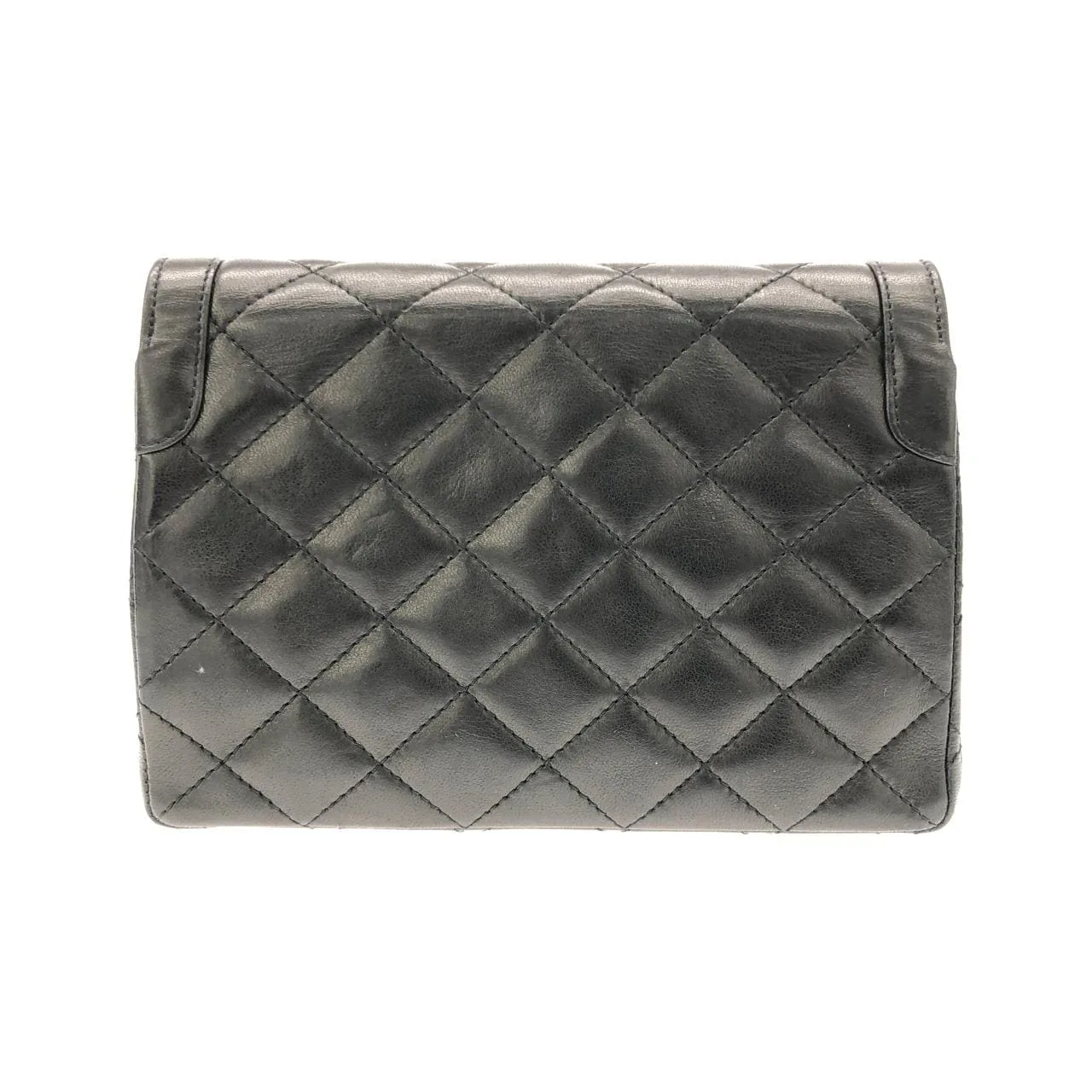 CHANEL Shoulder Lambskin 黑色 羊皮 中古品A - 縮圖 2