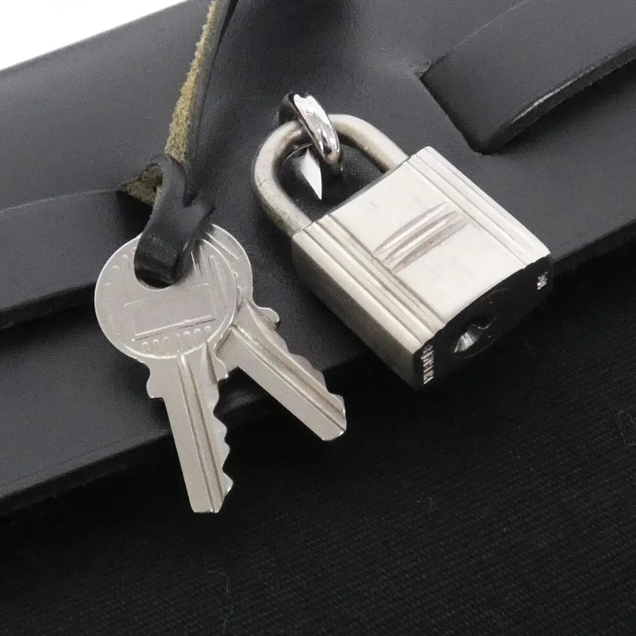 HERMES Herbag 034409CB Handbag 黑色 中古品A - 縮圖 4