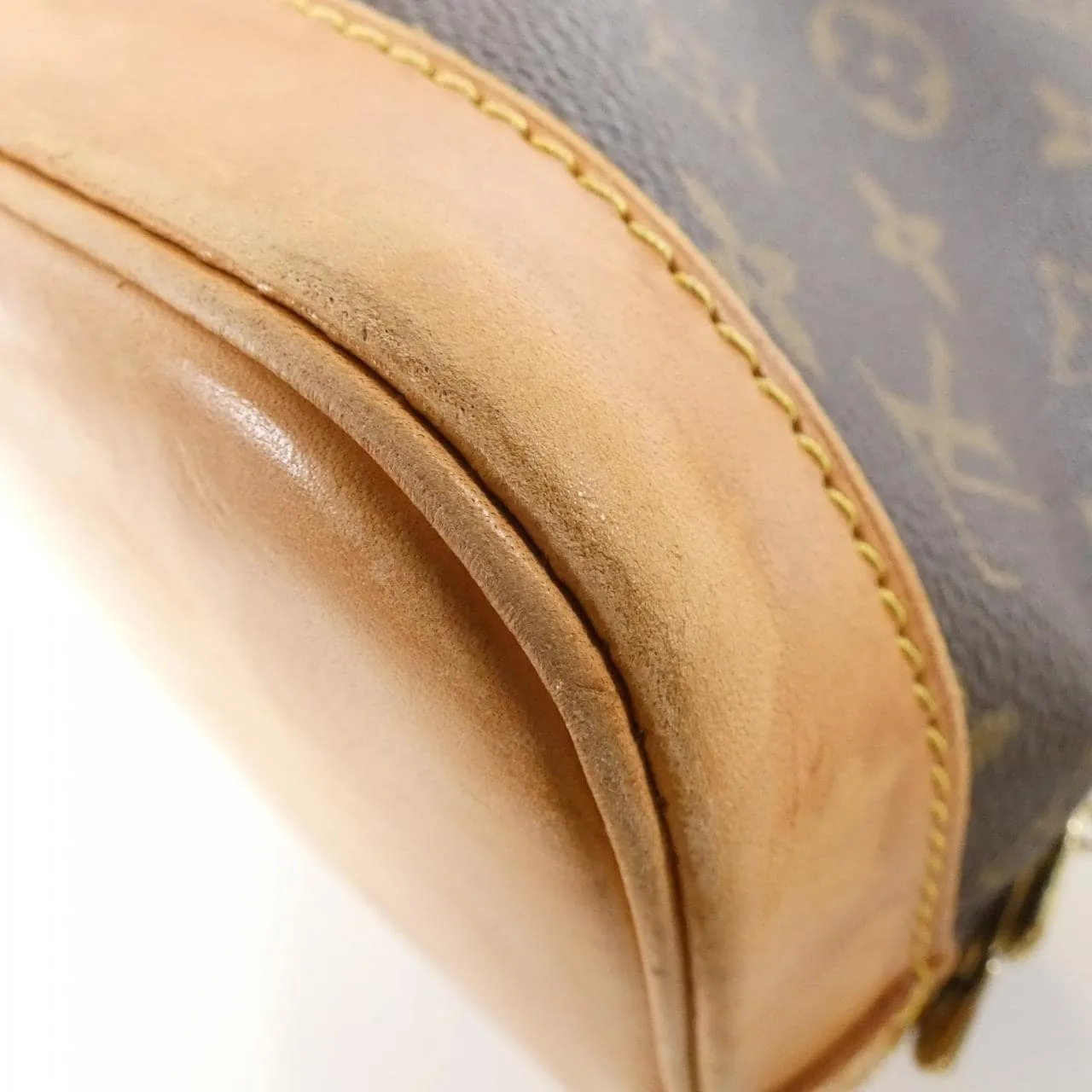 LOUIS VUITTON Alma M51130 Handbag Monogram 黑色 Monogram 中古品B - 縮圖 2