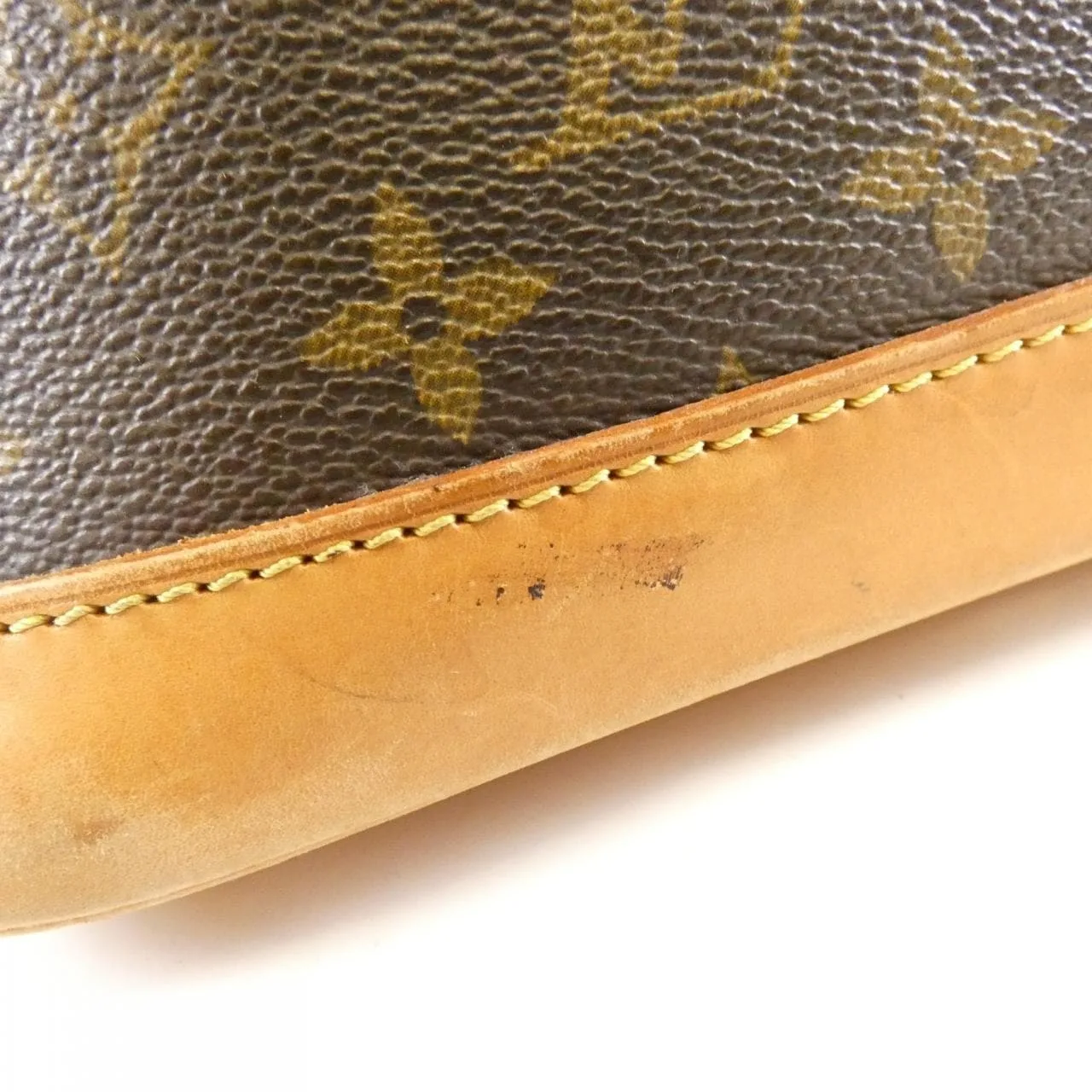 LOUIS VUITTON Alma M51130 Handbag Monogram 黑色 Monogram 中古品B - 縮圖 4