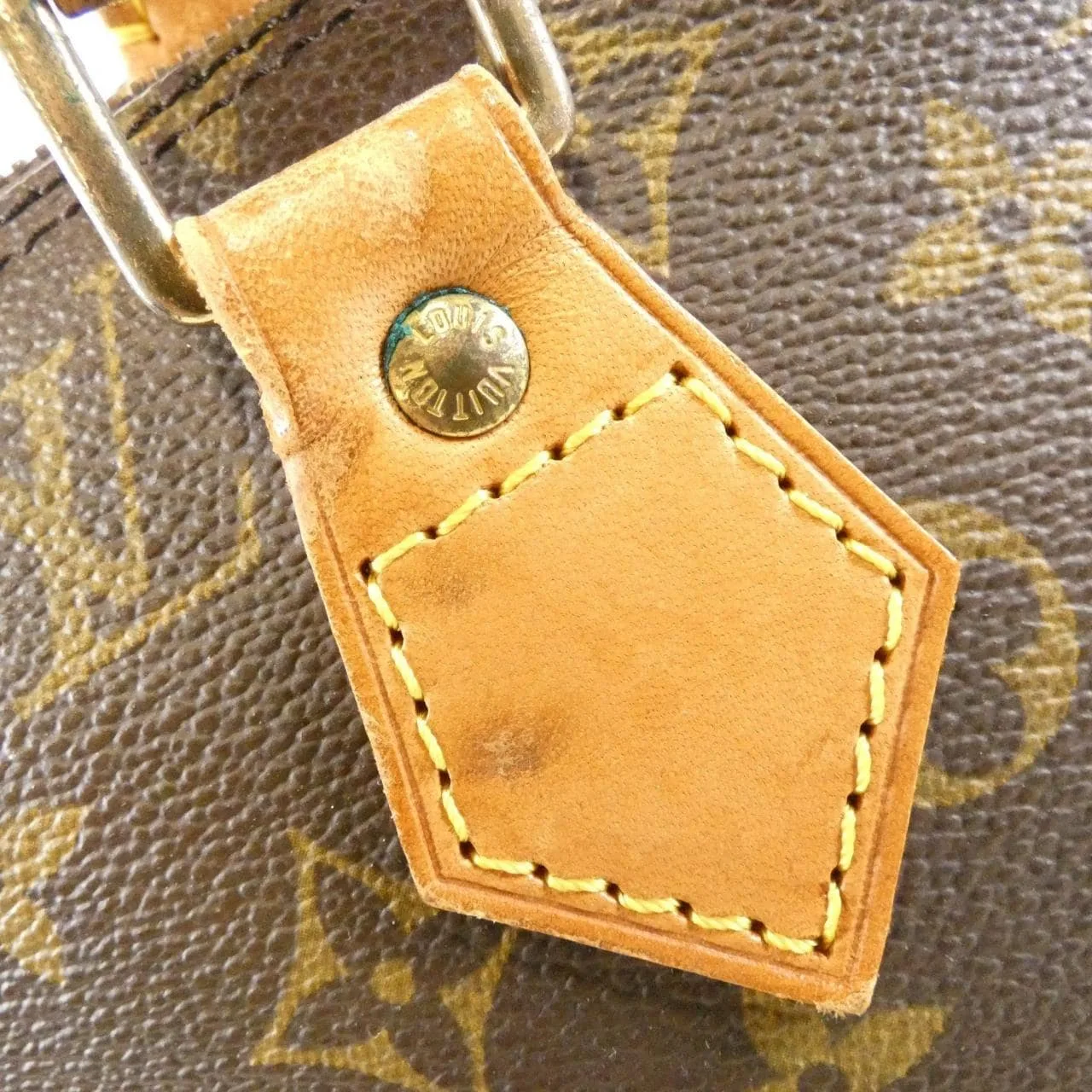 LOUIS VUITTON Alma M51130 Handbag Monogram 黑色 Monogram 中古品B - 縮圖 5