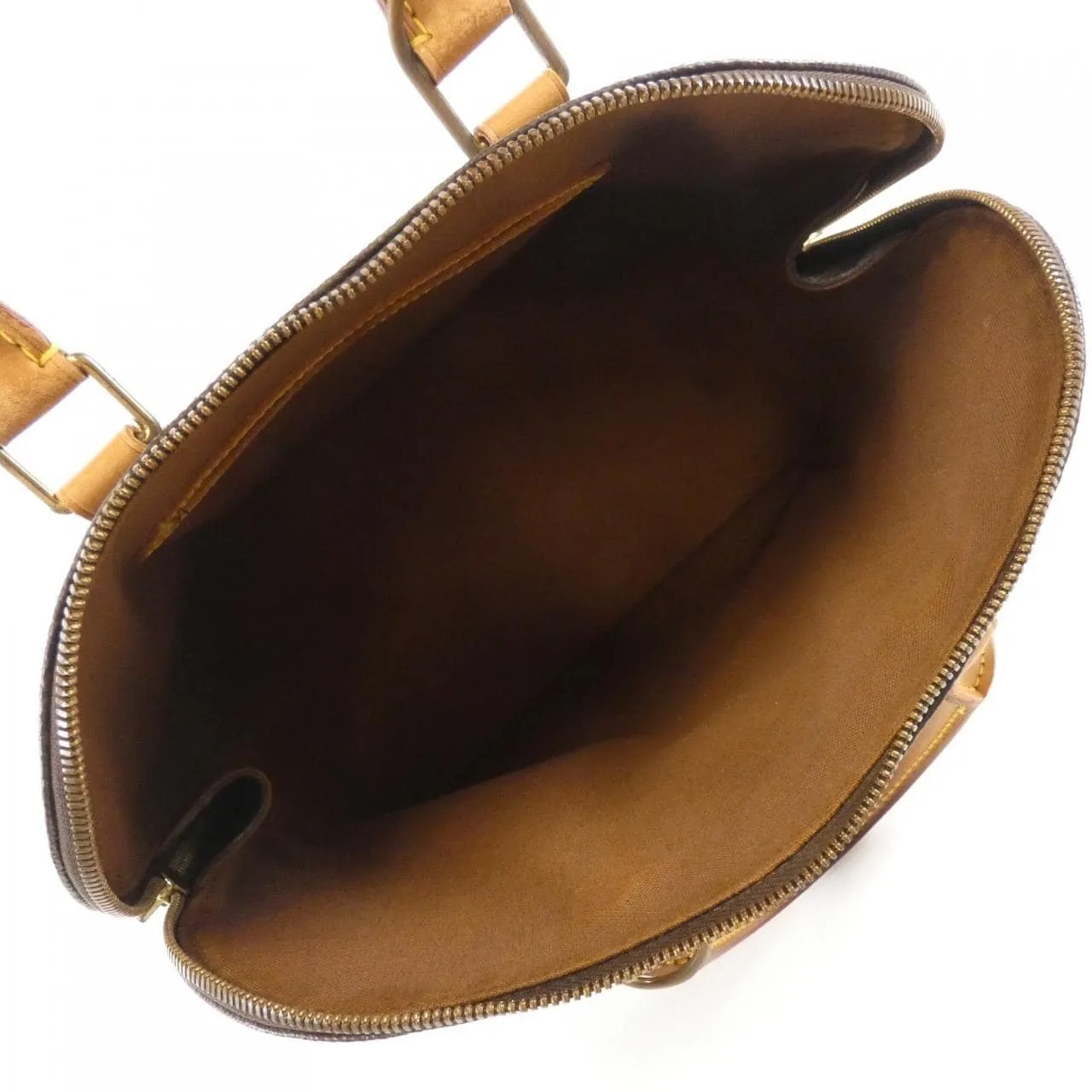 LOUIS VUITTON Alma M51130 Handbag Monogram 黑色 Monogram 中古品B - 縮圖 9