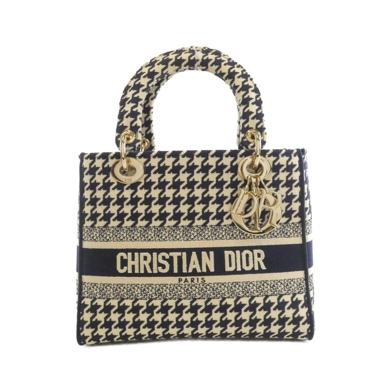 DIOR Lady Dior M0565OZAF Handbag Canvas Black