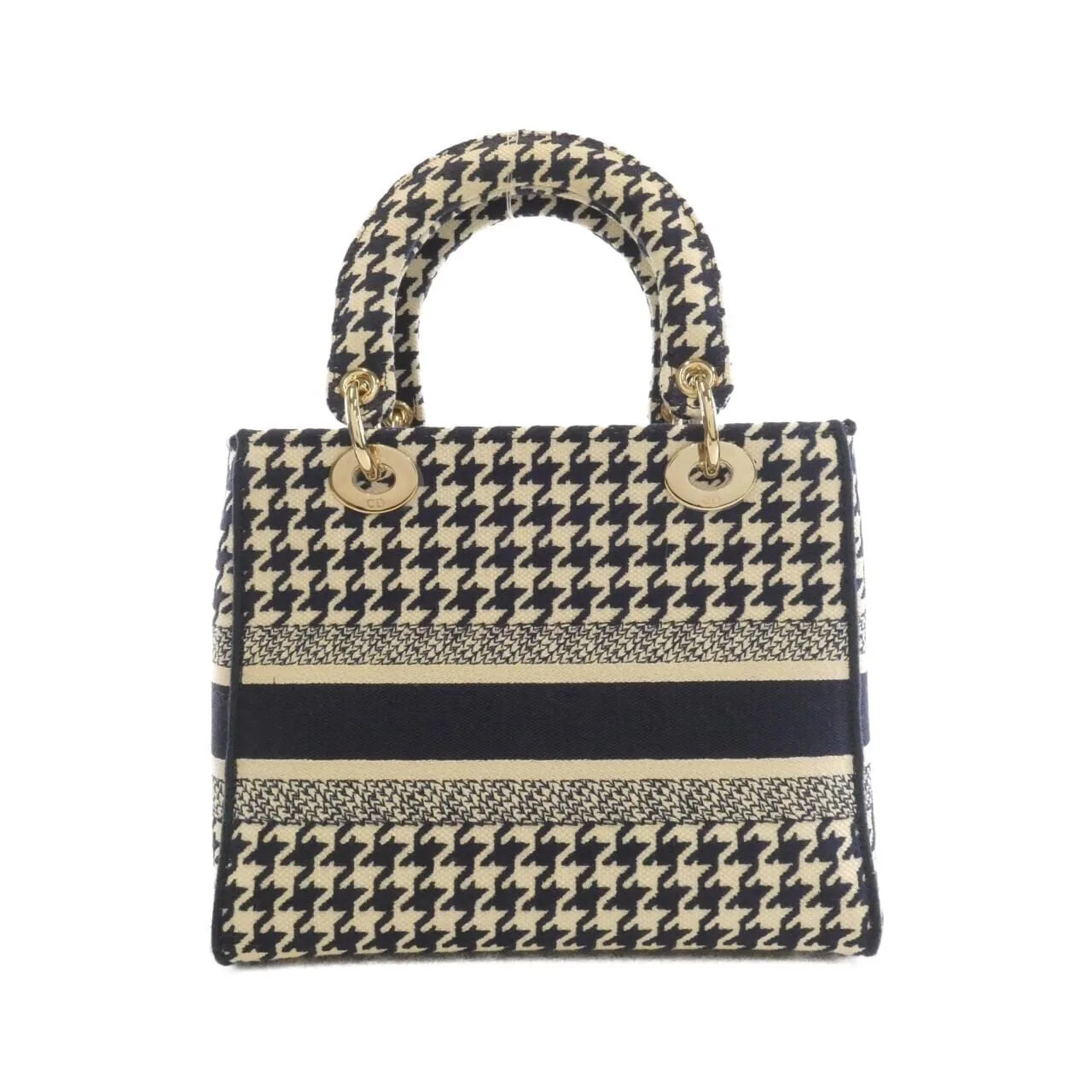 DIOR Lady Dior M0565OZAF Handbag Canvas 黑色 帆布 中古品A - 縮圖 2