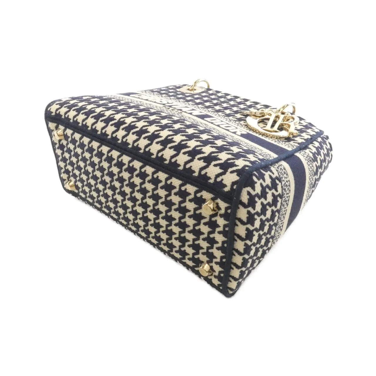 DIOR Lady Dior M0565OZAF Handbag Canvas 黑色 帆布 中古品A - 縮圖 3