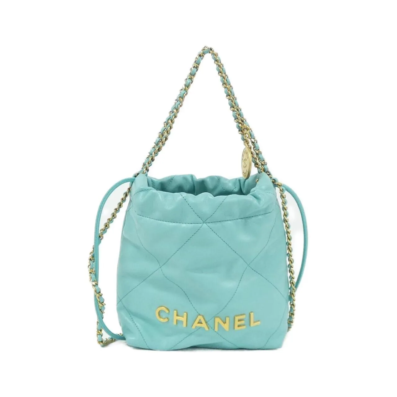 CHANEL Chanel 22 AS3980 Shoulder Leather Black