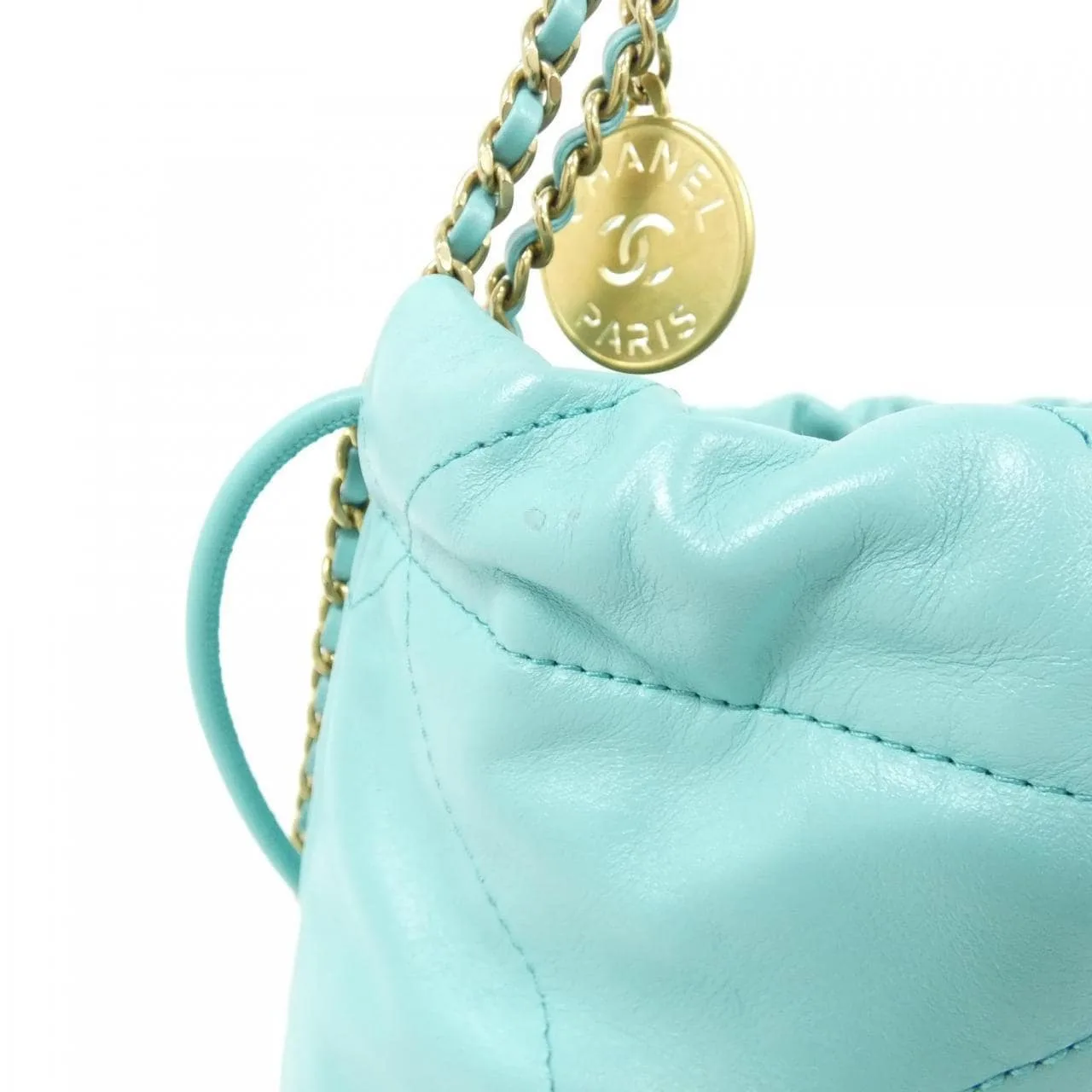 CHANEL Chanel 22 AS3980 Shoulder Leather Black Leather Rank A - Thumbnail 5