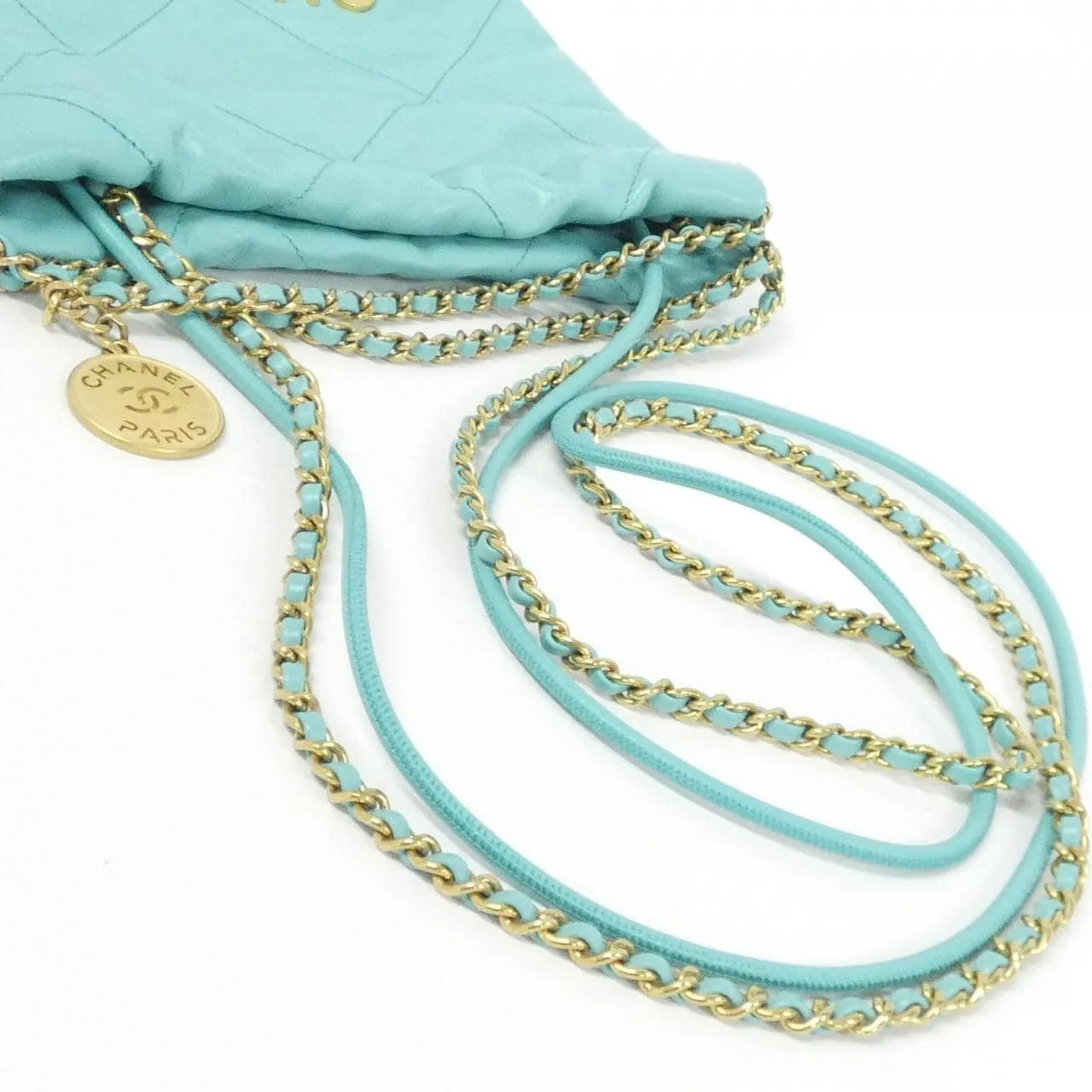 CHANEL Chanel 22 AS3980 Shoulder Leather Black Leather Rank A - Thumbnail 6