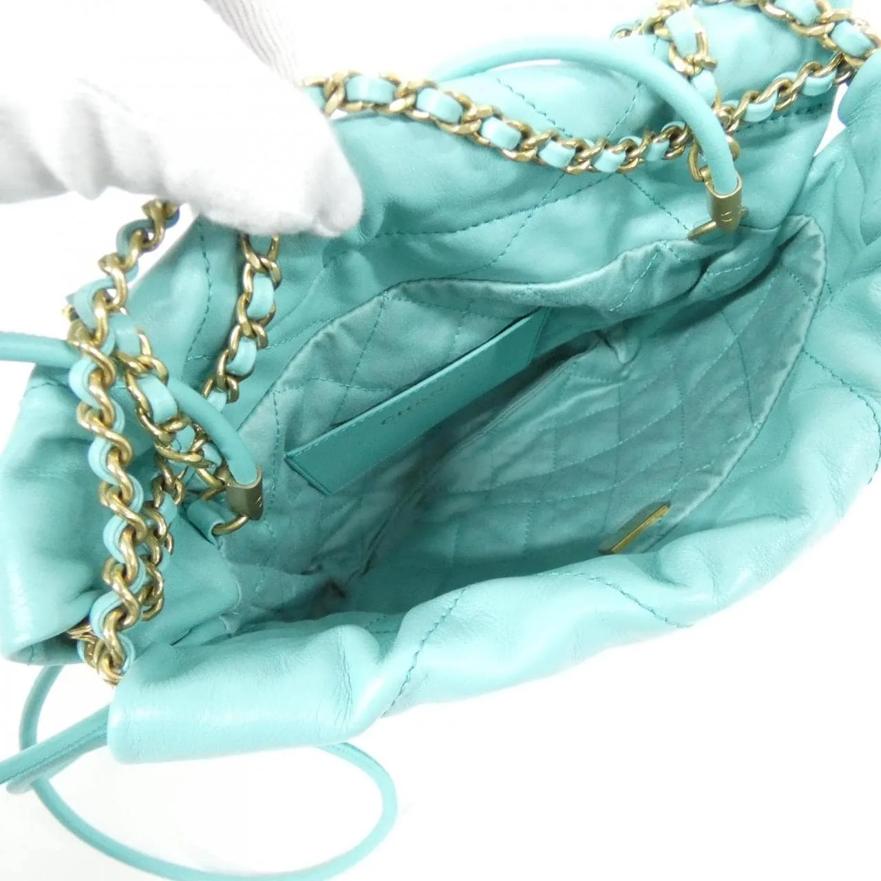 CHANEL Chanel 22 AS3980 Shoulder Leather Black Leather Rank A - Thumbnail 7