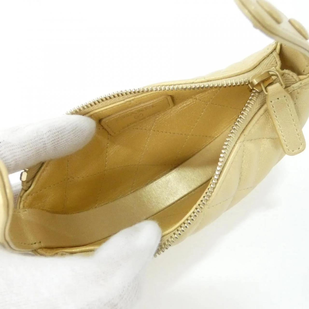 CHANEL AP4692 Pouch Lambskin Gold Lambskin Unused - Thumbnail 6