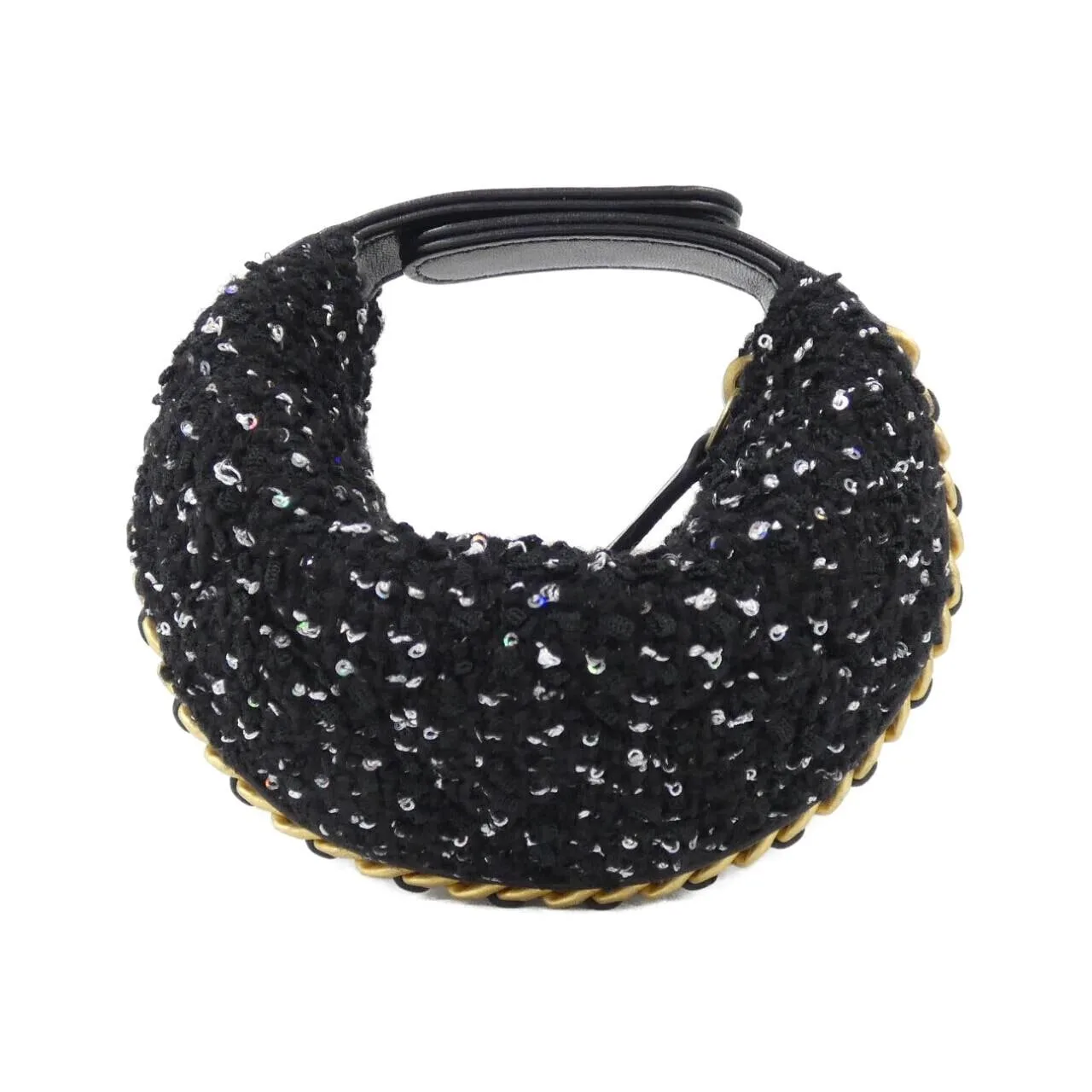 CHANEL AP4692 Pouch Tweed 黑色 粗花呢 未使用品 - 縮圖 2