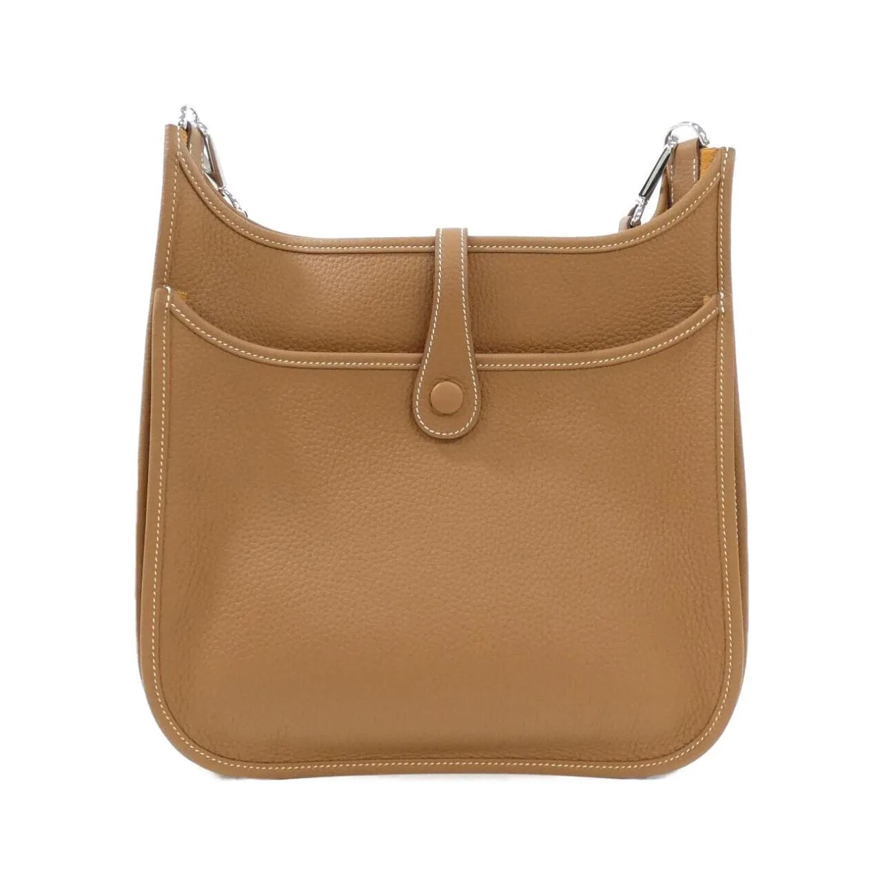 HERMES Evelyne 056277CK Shoulder Clemence 金色 Clemence 皮 中古品A - 縮圖 2