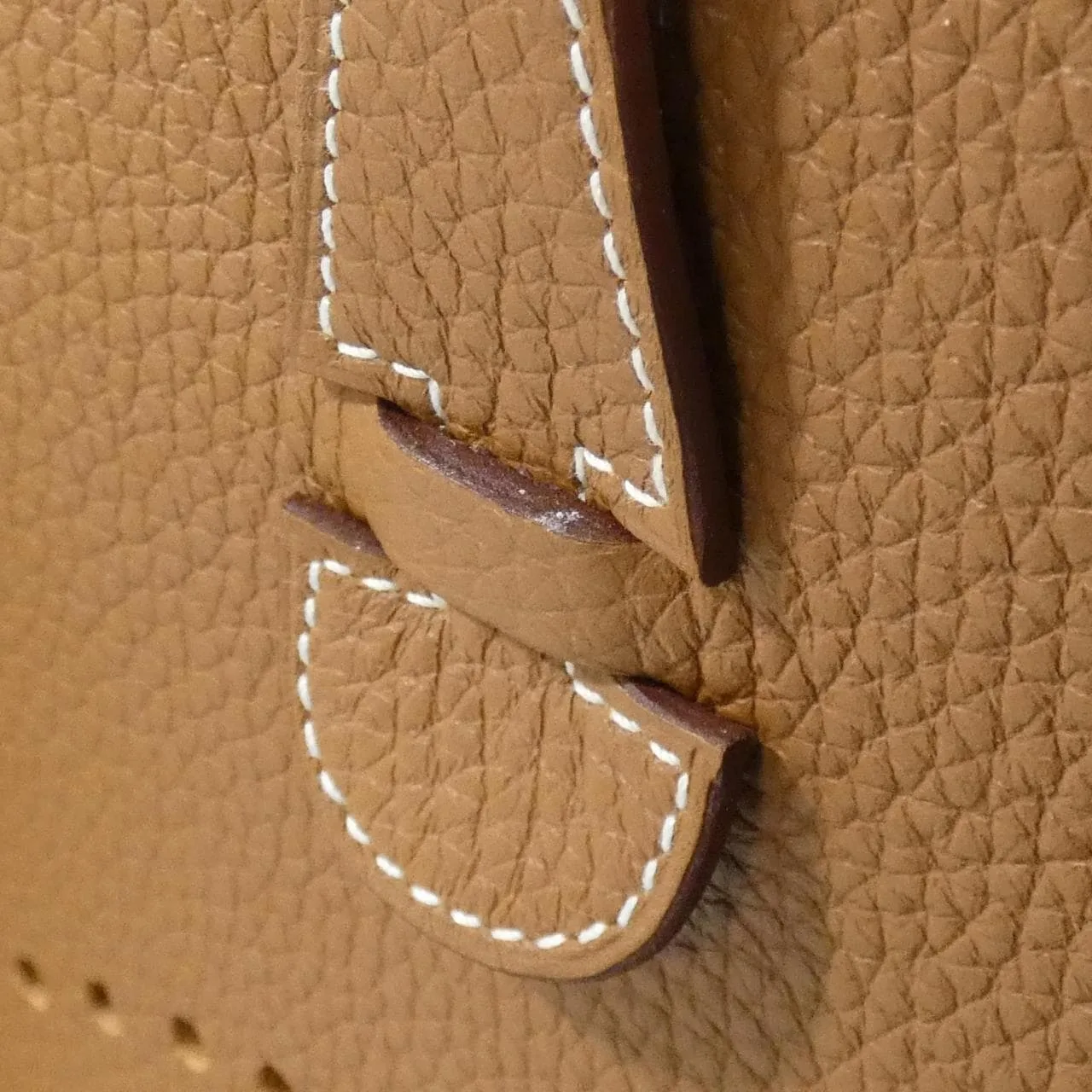 HERMES Evelyne 056277CK Shoulder Clemence 金色 Clemence 皮 中古品A - 縮圖 4