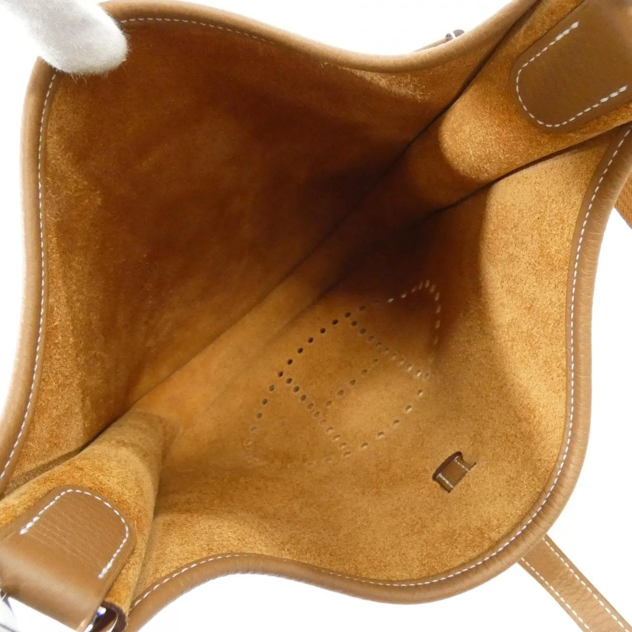 HERMES Evelyne 056277CK Shoulder Clemence 金色 Clemence 皮 中古品A - 縮圖 6