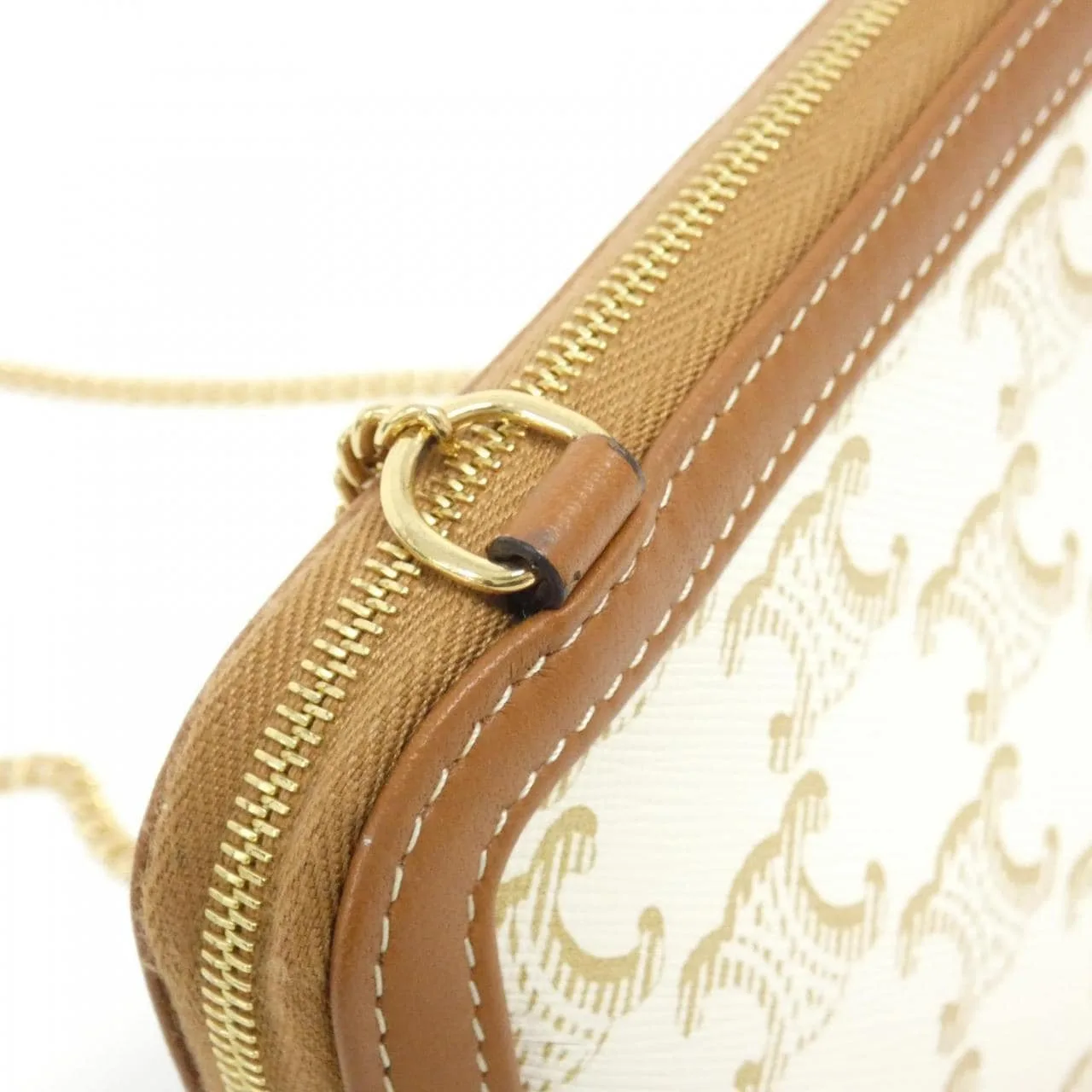 CELINE Triomphe 10E382CBX Shoulder Canvas Black Canvas Rank A - Thumbnail 4