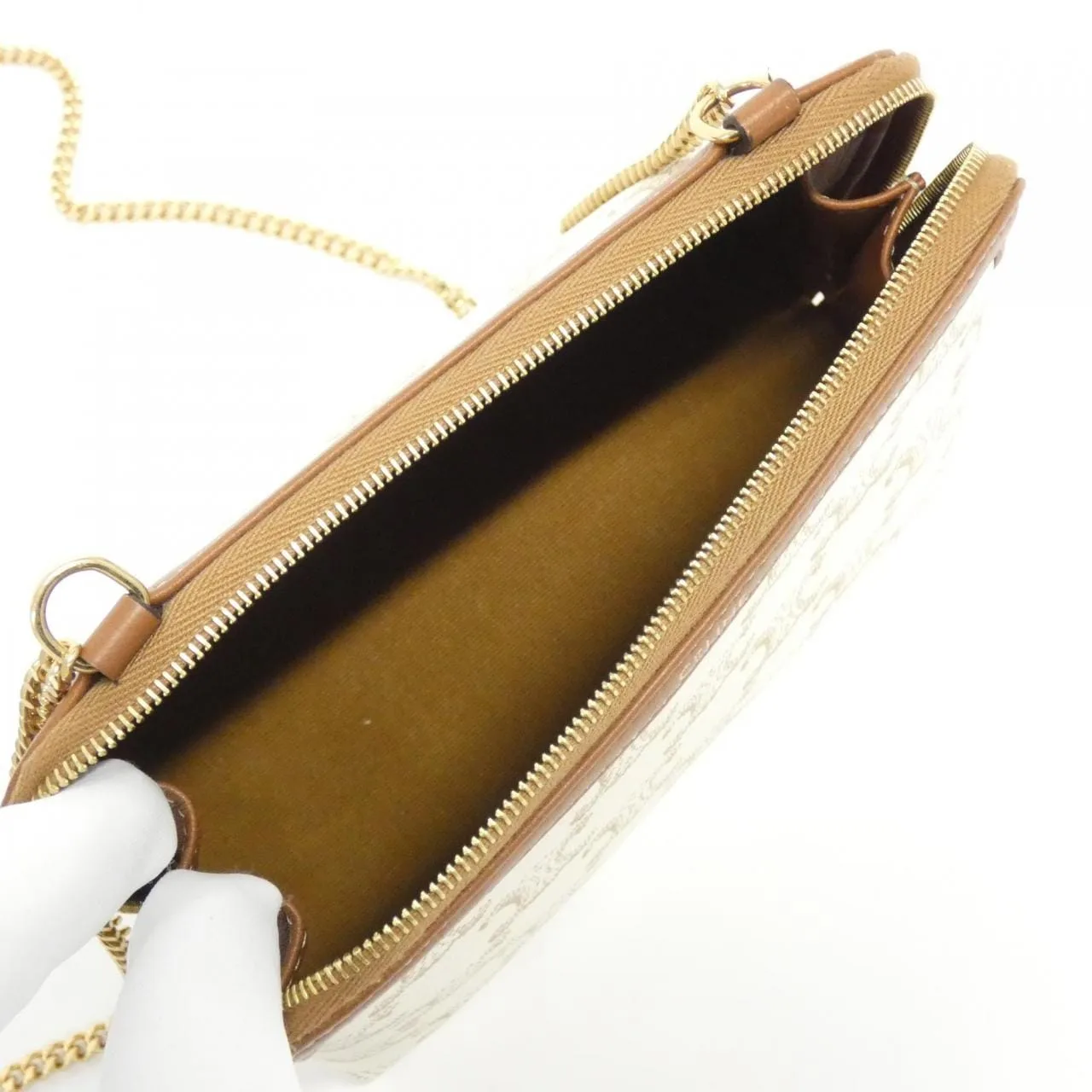 CELINE Triomphe 10E382CBX Shoulder Canvas Black Canvas Rank A - Thumbnail 7