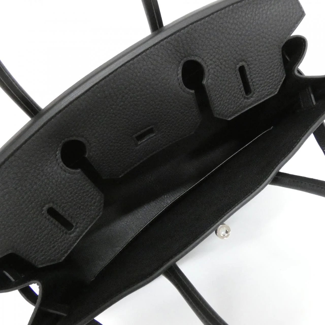 HERMES Birkin 030520CK Handbag Togo Black Togo Leather Unused - Thumbnail 6