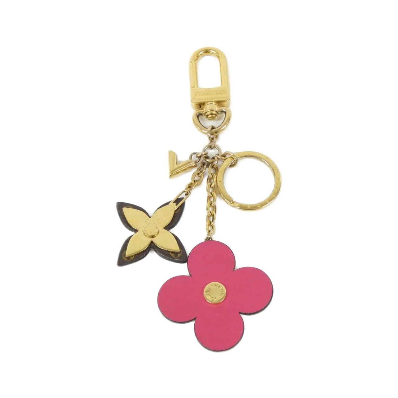 LOUIS VUITTON M63084 Key Case Monogram 藍色 Monogram 中古品A - 縮圖 2