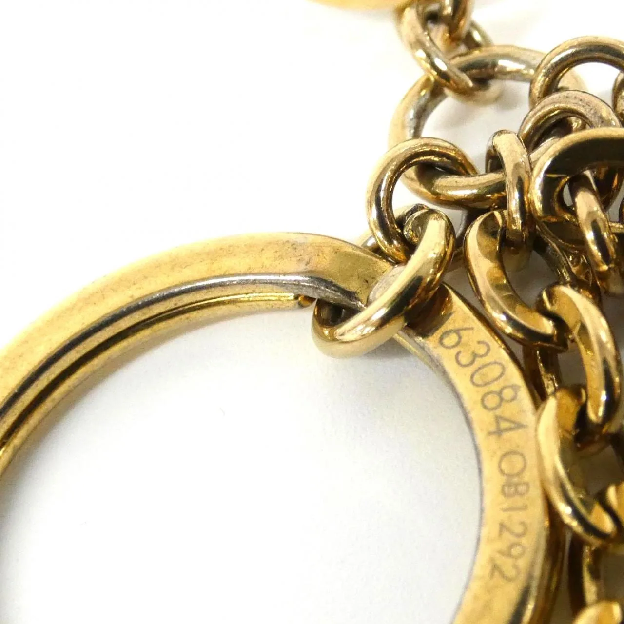 LOUIS VUITTON M63084 Key Case Monogram 藍色 Monogram 中古品A - 縮圖 6