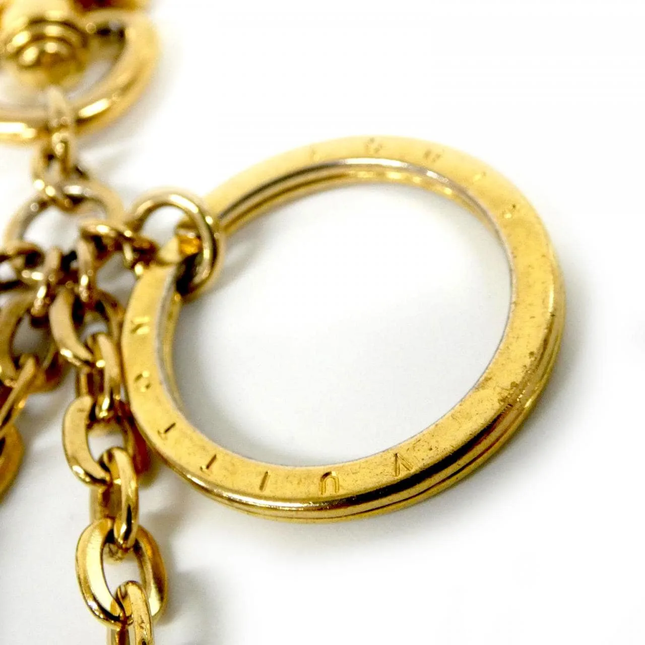 LOUIS VUITTON M63084 Key Case Monogram 藍色 Monogram 中古品A - 縮圖 9